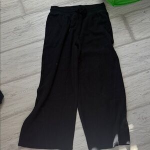 Aerie Charcoal barrel leg sweatpants